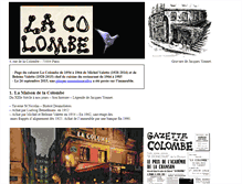 Tablet Screenshot of lacolombe.org